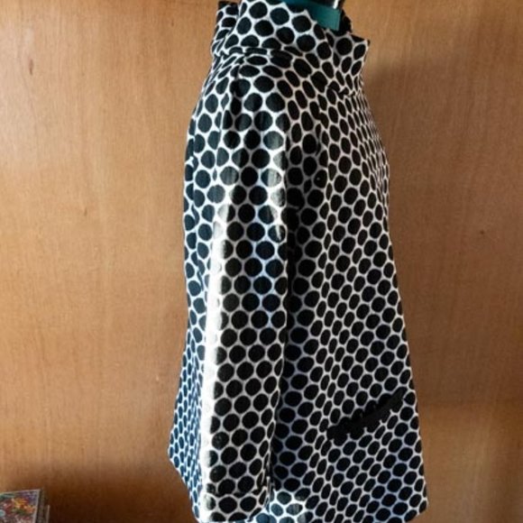 Boden White w Black Polkadots Jersey Tunic womens 16 - Picture 14 of 16